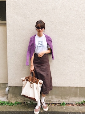 ヤマサキ サオリさん(レディース・169cm)の秋コーディネート