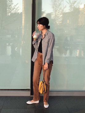 ヤマサキ サオリさん(レディース・169cm)の秋コーディネート