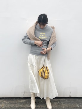 ヤマサキ サオリさん(レディース・169cm)の春コーディネート