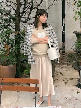 ヤマサキ サオリさん（レディース・169cm）の春コーディネート