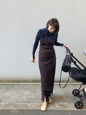 「STEPHEN（ステファン）のアイテム」を使った、ヤマサキ サオリさん（レディース・169cm）の冬コーディネート