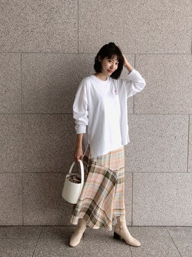 ヤマサキ サオリさん（レディース・169cm）の冬コーディネート