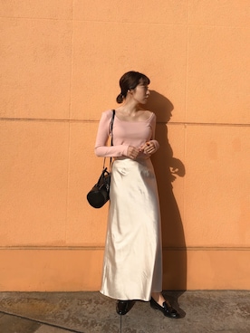 「STEPHEN（ステファン）のアイテム」を使った、ヤマサキ サオリさん（レディース・169cm）の冬コーディネート