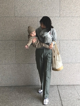 ヤマサキ サオリさん(レディース・169cm)の冬コーディネート