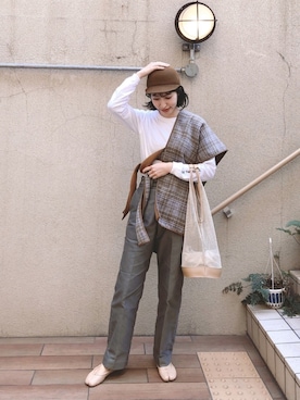 ヤマサキ サオリさん(レディース・169cm)の春コーディネート