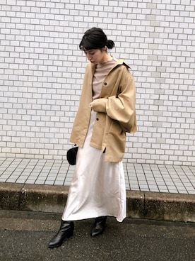 「STEPHEN（ステファン）のアイテム」を使った、ヤマサキ サオリさん（レディース・169cm）の春コーディネート