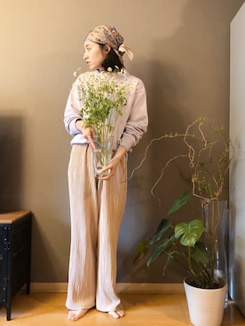 ヤマサキ サオリさん(レディース・169cm)の春コーディネート