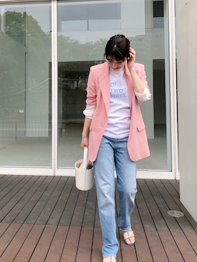 ヤマサキ サオリさん（レディース・169cm）の春コーディネート