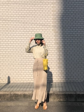 「Ron Herman（ロン ハーマン）のアイテム」を使った、ヤマサキ サオリさん（レディース・169cm）の春コーディネート