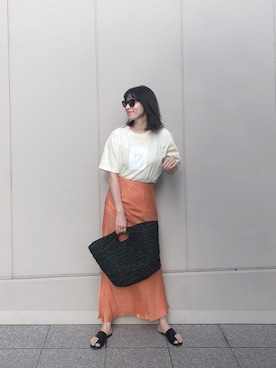 ヤマサキ サオリさん（レディース・169cm）の夏コーディネート