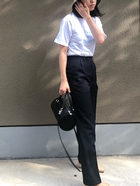 「STEPHEN（ステファン）のアイテム」を使った、ヤマサキ サオリさん（レディース・169cm）の夏コーディネート