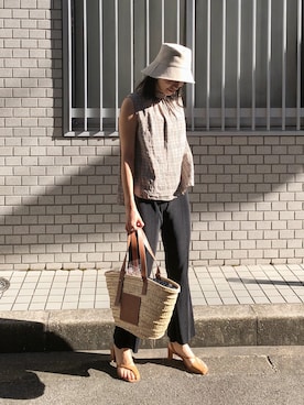 ヤマサキ サオリさん（レディース・169cm）の夏コーディネート