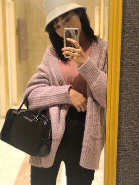「Handmade（ハンドメイド）のアイテム」を使った、ヤマサキ サオリさん（レディース・169cm）の秋コーディネート