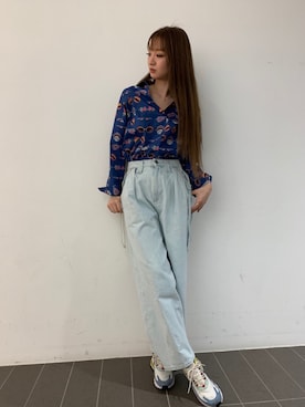 「NARACAMICIE（ナラカミーチェ）のアイテム」を使った、Carlottaさん（レディース・170cm）の春コーディネート