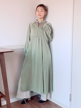 「アイテム（ワンピース/ドレス）」を使った、ettyonさん（レディース・159cm・40代）の春コーディネート