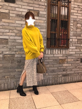 「ピコタン」｜✭♡ayaka♡✭さん（レディース・156cm）の秋コーディネート