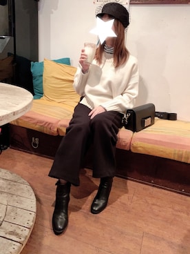 「Dior（ディオール）のアイテム（帽子）」を使った、✭♡ayaka♡✭さん（レディース・156cm）の冬コーディネート