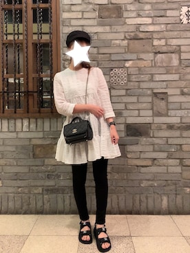 「Dior（ディオール）のアイテム（帽子）」を使った、✭♡ayaka♡✭さん（レディース・156cm）の夏コーディネート