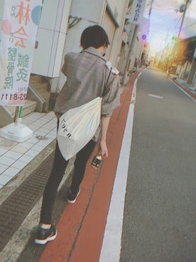 「not conventional」｜「アイテム（ジャケット/アウター）」を使った、𝟢𝟦𝟤𝟩さん（メンズ・173cm）の秋コーディネート