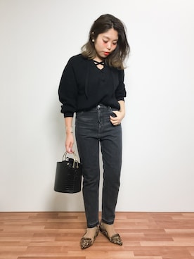 ぽんさん（レディース・158cm）の冬コーディネート