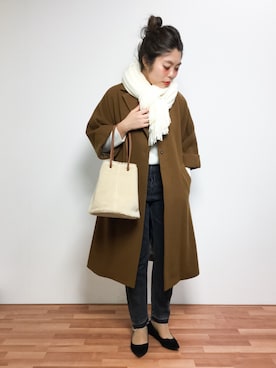 ぽんさん（レディース・158cm）の冬コーディネート