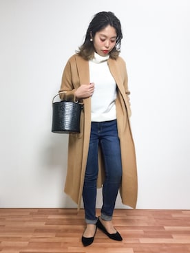 ぽんさん（レディース・158cm）の冬コーディネート