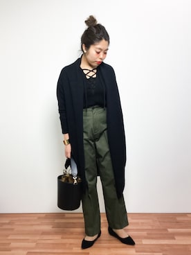 ぽんさん（レディース・158cm）の冬コーディネート