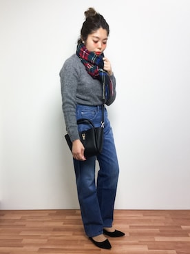 ぽんさん（レディース・158cm）の冬コーディネート