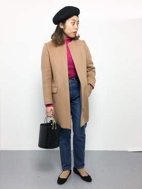 ぽんさん（レディース・158cm）の冬コーディネート