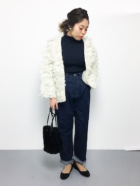 ぽんさん（レディース・158cm）の冬コーディネート