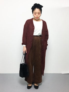 ぽんさん（レディース・158cm）の冬コーディネート