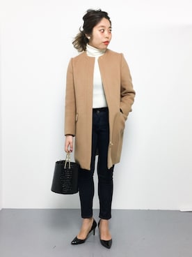 ぽんさん（レディース・158cm）の冬コーディネート