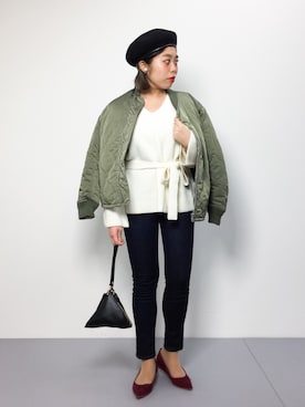 ぽんさん（レディース・158cm）の冬コーディネート