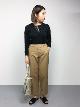 ぽんさん（レディース・158cm）の冬コーディネート