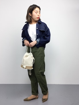 ぽんさんの「CANVAS PURSE バッグ」を使ったコーディネート