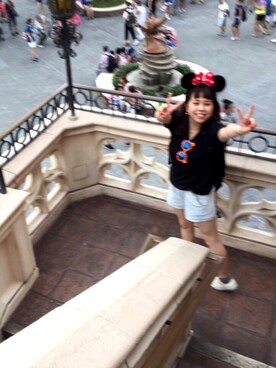 「TokyoDisneyLand」｜mayuさん（レディース・157cm）の春コーディネート