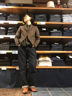 「直営店限定」｜ぷにぷにかなぶんさん（レディース・160cm）の冬コーディネート