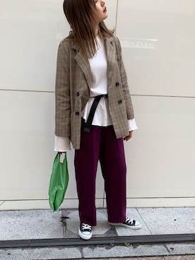 モモコさん（レディース・165cm）の春コーディネート