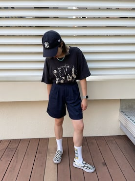 モモコ｜STUSSYのニットキャップ/ビーニーを使った