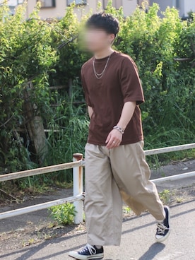 「RYO TAKASHIMA（リョウタカシマ）のアイテム（アクセサリー）」を使った、Ryuさん（メンズ・170cm）の春コーディネート