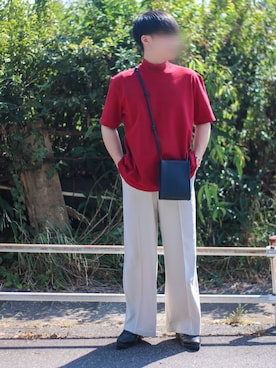 「RYO TAKASHIMA（リョウタカシマ）のアイテム（アクセサリー）」を使った、Ryuさん（メンズ・170cm）の夏コーディネート