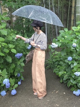 「KATHARINE ROSS（キャサリンロス）のアイテム（シューズ）」を使った、kanapon.xoxoさん（レディース・153cm）の夏コーディネート