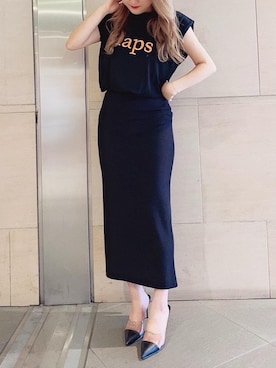 「クリアミュール」｜momokaさん（レディース・155cm）の夏コーディネート