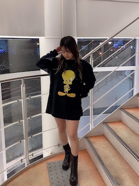「トゥイーティー」｜momokaさん（レディース・155cm）の春コーディネート