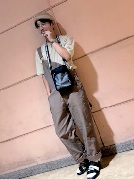 「JOURNAL STANDARD（ジャーナルスタンダード）のアイテム（ハンチング/ベレー帽）」を使った、りょたさん（メンズ・165cm）の秋コーディネート