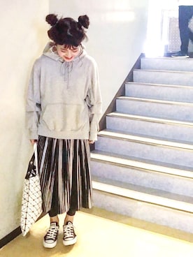 「アイテム（ピアス（両耳用））」を使った、AIKAさん（レディース・158cm・20代）の秋コーディネート
