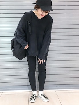 「アイテム（ピアス（両耳用））」を使った、AIKAさん（レディース・158cm・20代）の冬コーディネート