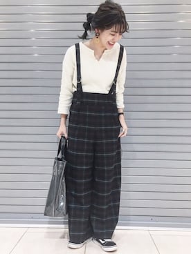 「アイテム（ピアス（両耳用））」を使った、AIKAさん（レディース・158cm・20代）の冬コーディネート