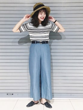 「GIVENCHY（ジバンシイ）のアイテム」を使った、AIKAさん（レディース・158cm）の春コーディネート