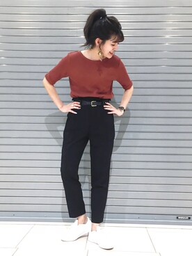「GIVENCHY（ジバンシイ）のアイテム」を使った、AIKAさん（レディース・158cm）の夏コーディネート